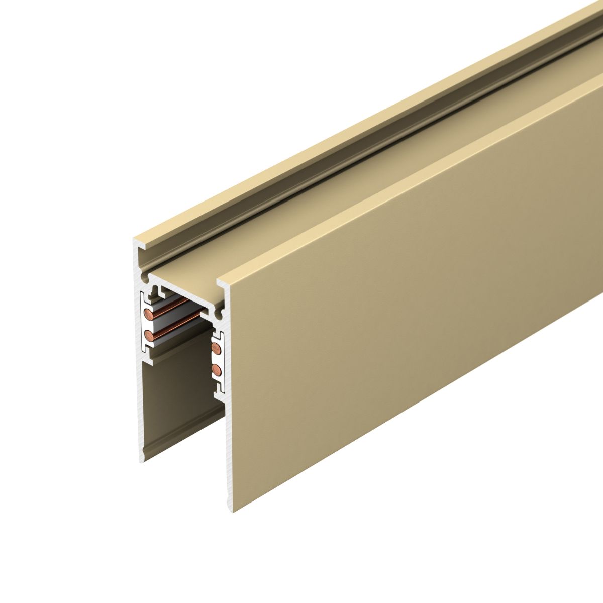 Шинопровод магнитный накладной Arlight MAG-ORIENT-COLOR-TRACK-2652-2000 (RAL1001) (IP20 Металл) 066081