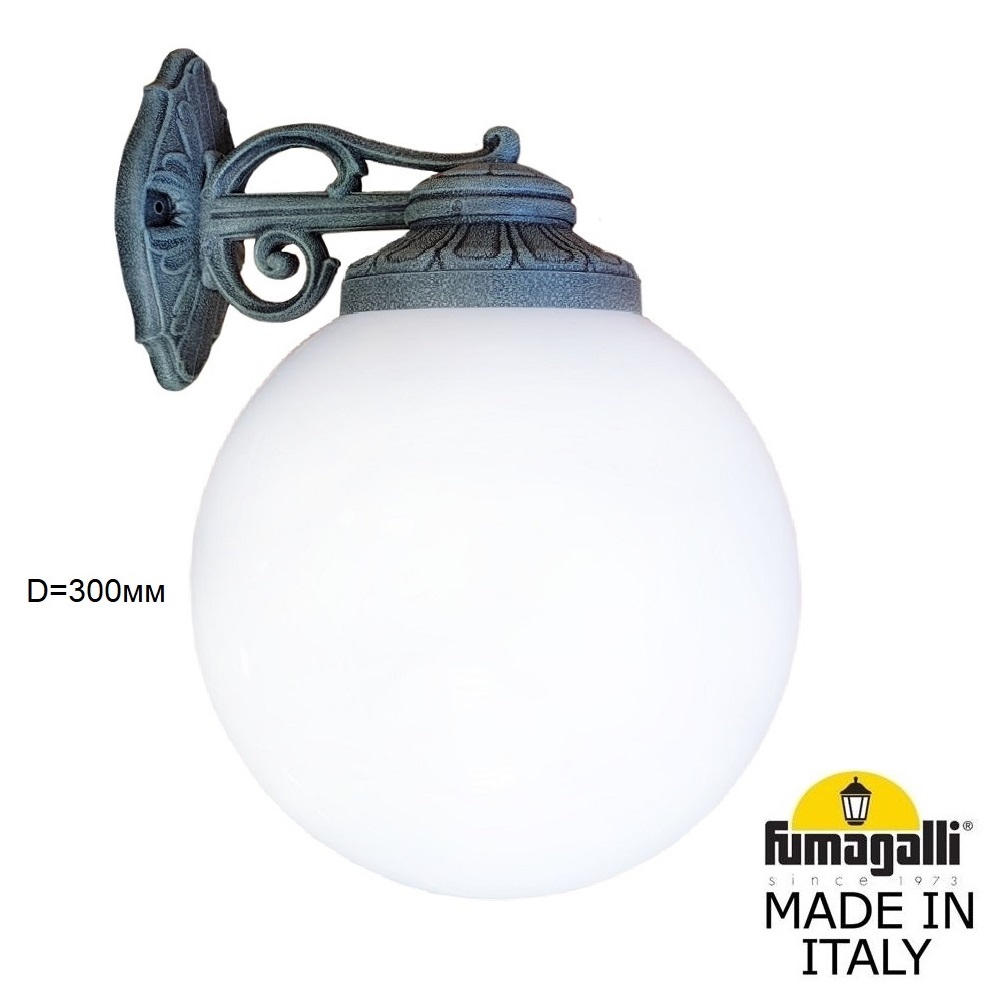 Уличный настенный светильник Fumagalli BISSO/G300 G30.131.000.VYE27DN