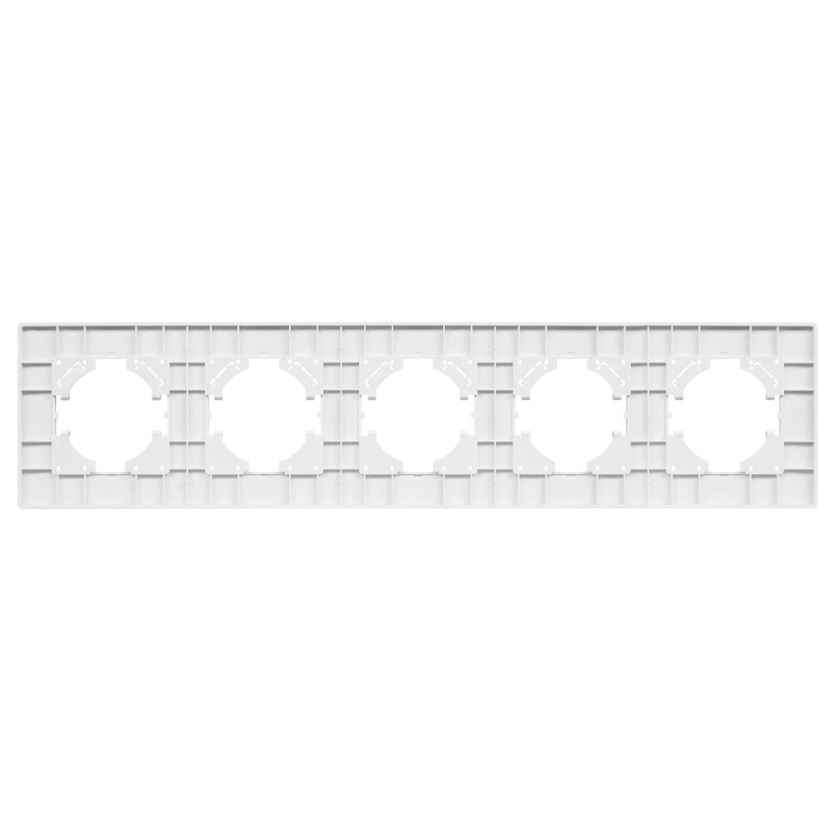 Рамка на 5 постов пластиковая Arlight FRM-PERIO-PL-5-BK 049763