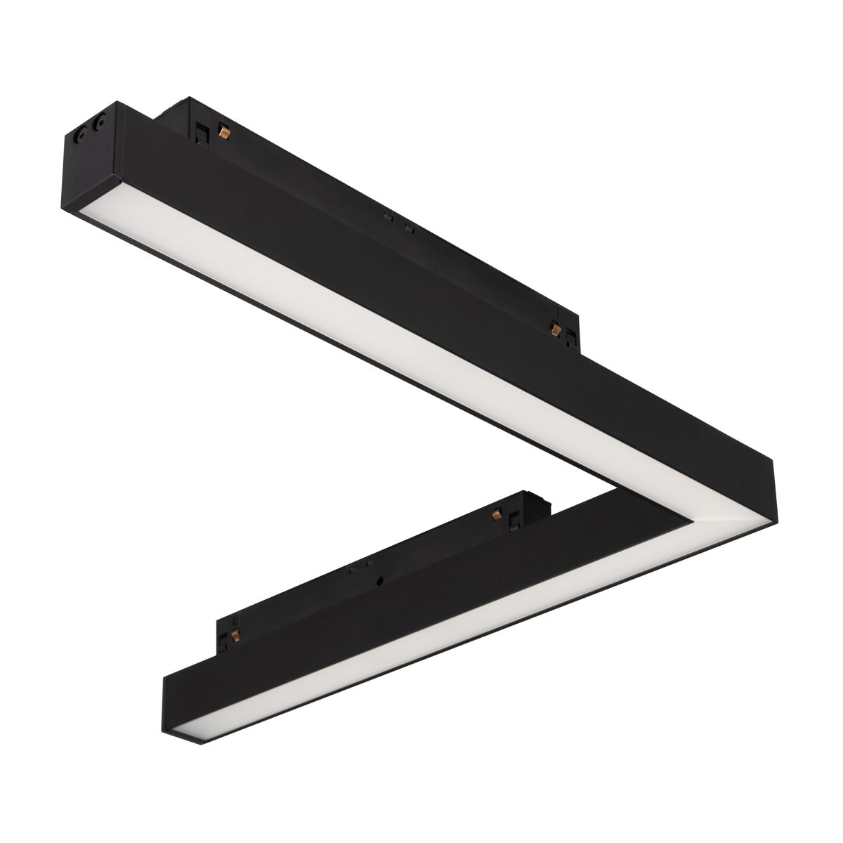 Трековый магнитный светильник Arlight MAG-ORIENT-FLAT-ANGLE-L295-18W Warm2700 (BK, 100 deg, 48V) (IP20 Металл) 060733