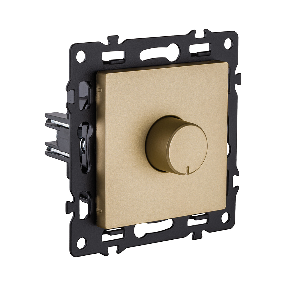 Светорегулятор универсальный 500W, золотой Kollinger Asthetik AS-022GD