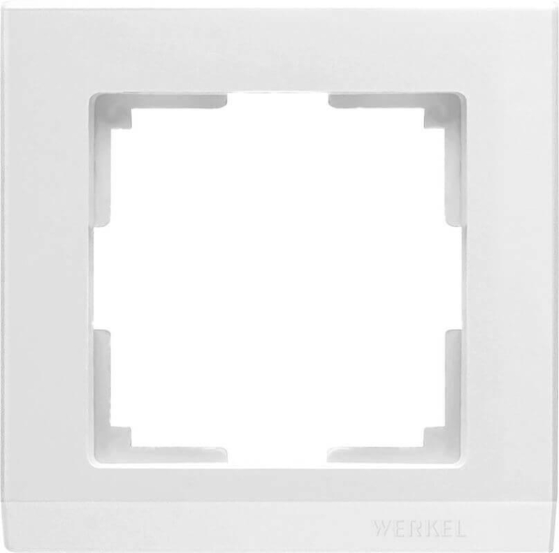 Рамка Werkel Stark на 1 пост белый WL04-Frame-01-white 4690389047107