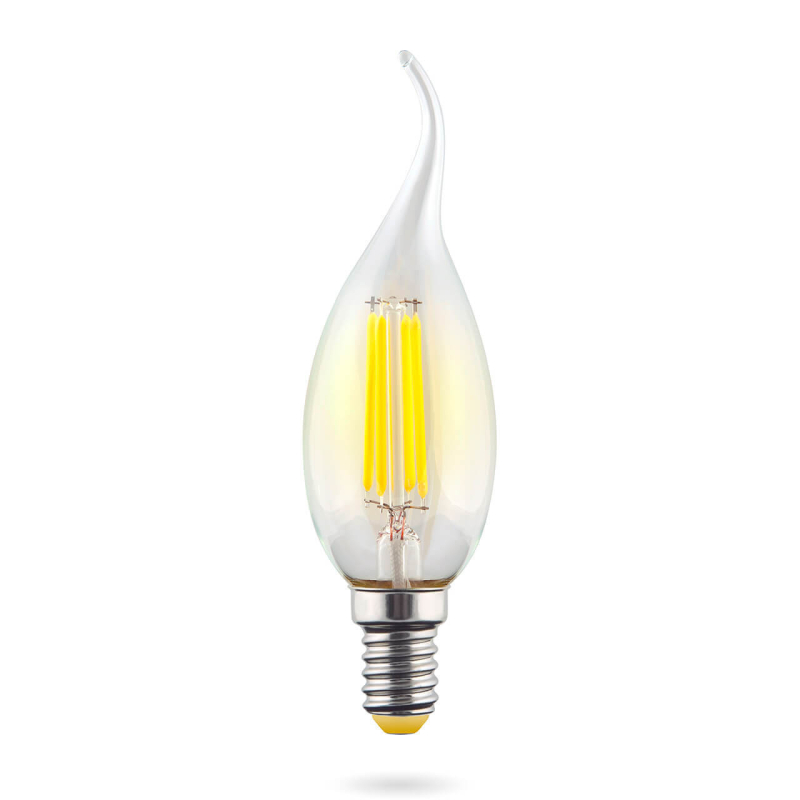 Лампа светодиодная Voltega E14 6W 4000К шар прозрачный VG10-CW1E14cold6W-F 7018