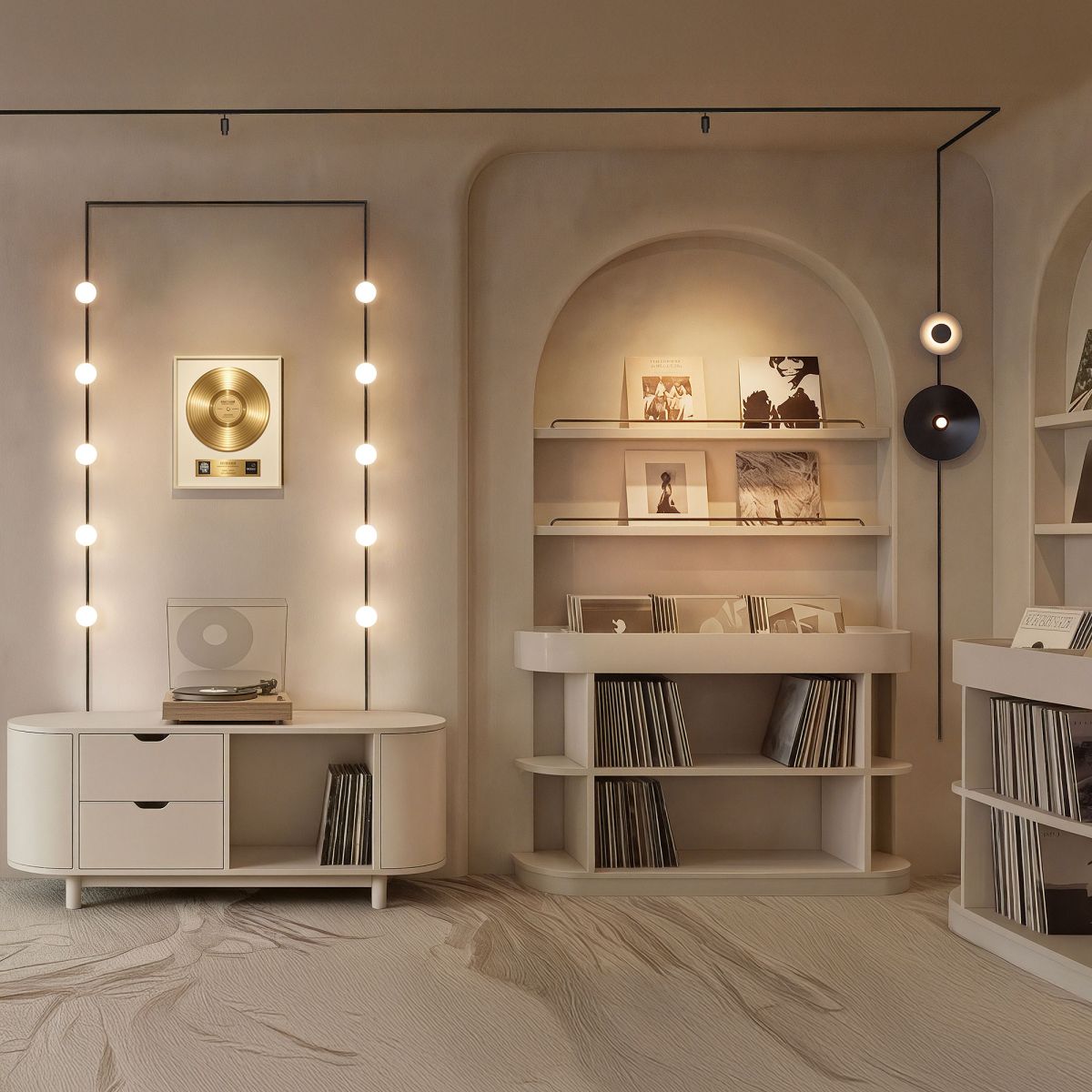 Трековый магнитный светильник Arlight MAG-MICROCOSM-SFERO-R80-7W Day4000 (BK, 230 deg, 24V) (IP20 Металл) 051783