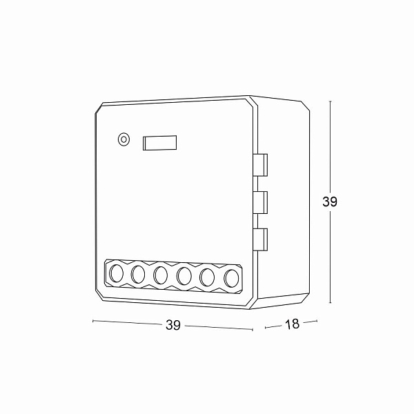 Диммер двухканальный Ledron QS-Zigbee-D06-TRIAC-2C 00000019223