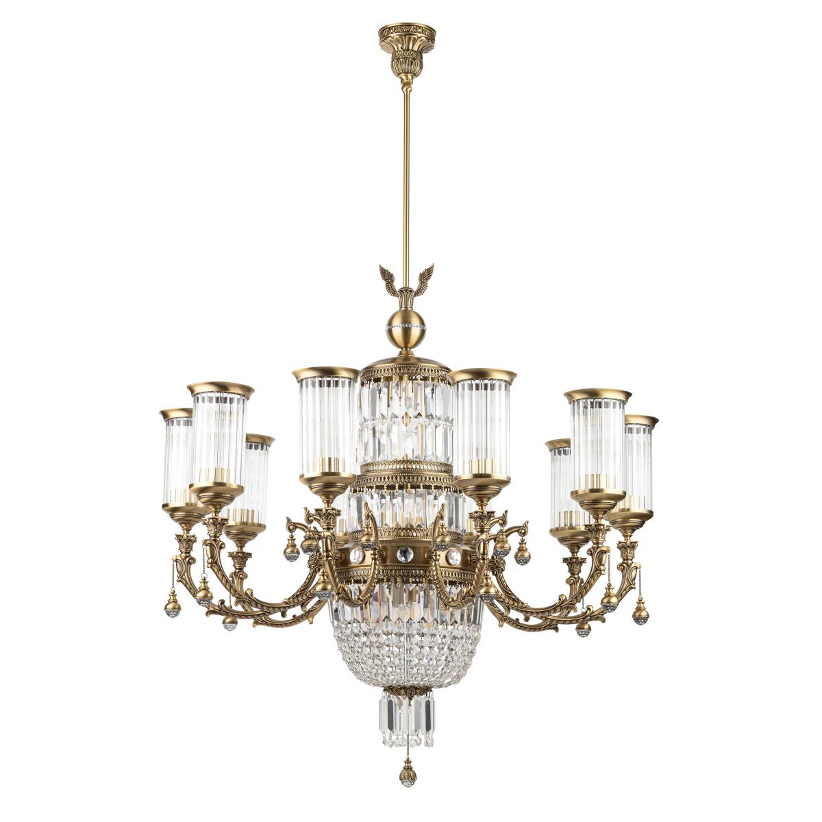 Люстра на штанге Kutek SIENNA-CRYSTAL SWAROVSKI SIE-ZW-10(P)