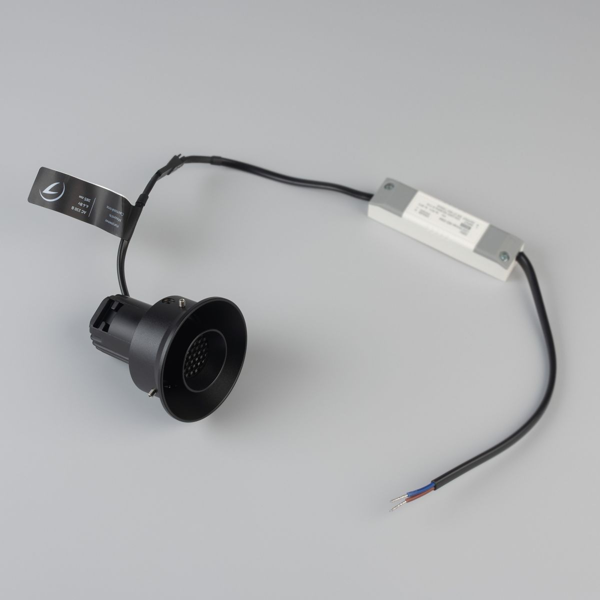 Светильник безрамочный Arlight DL-ROTARA-R63-6W Day4000 (Черный RAL9005, 36 deg, 230V) (IP20 Металл) 064946