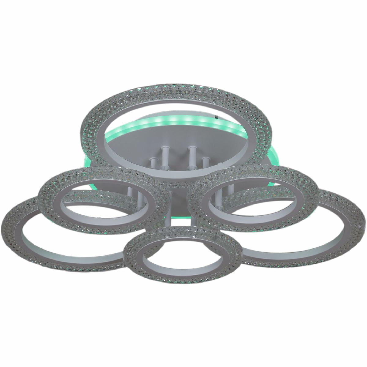 Потолочная люстра Reluce 08488-0.3-3+3CRGB WH(RGB)