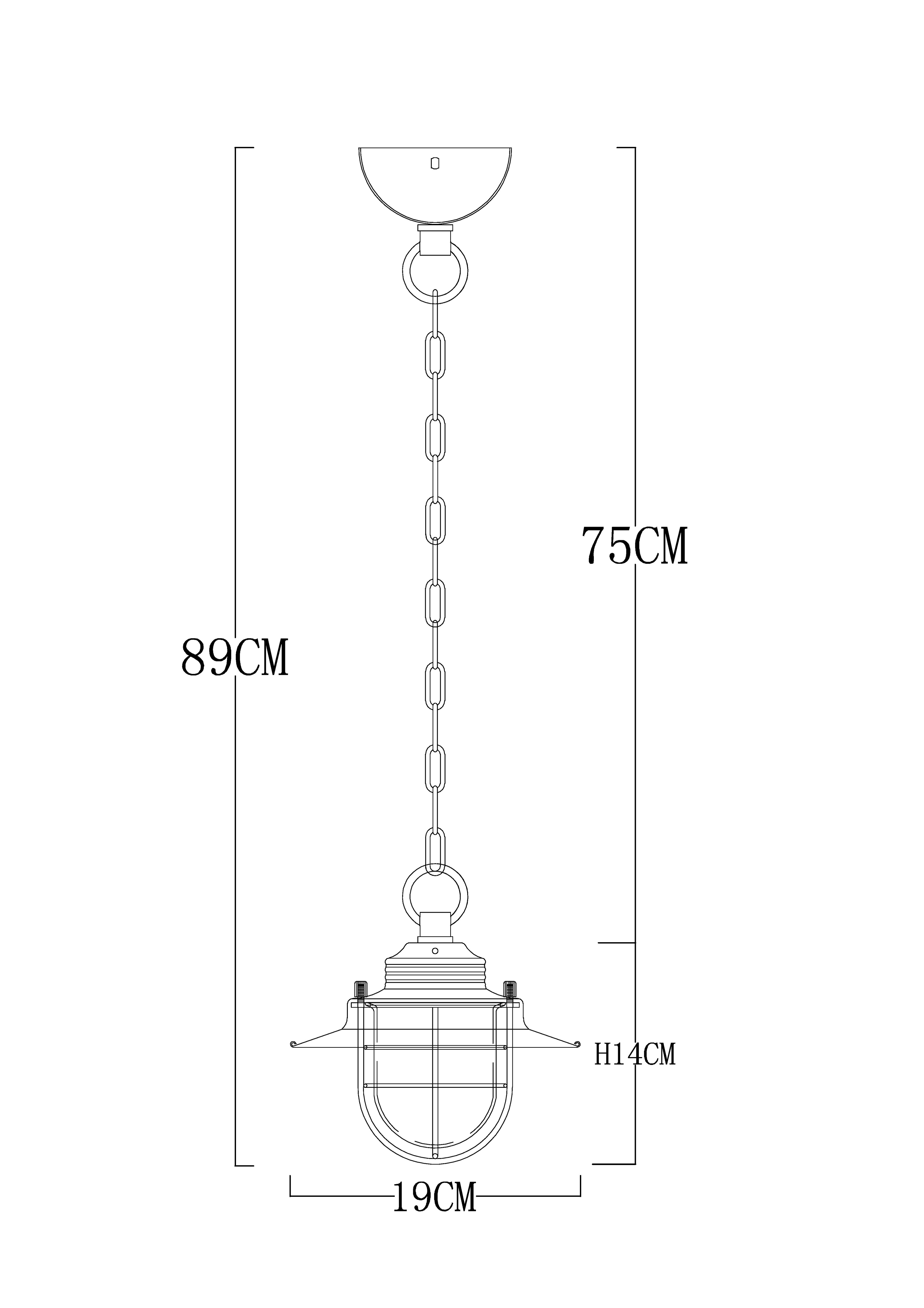 Подвесной светильник Arte Lamp A4579SP-1AB