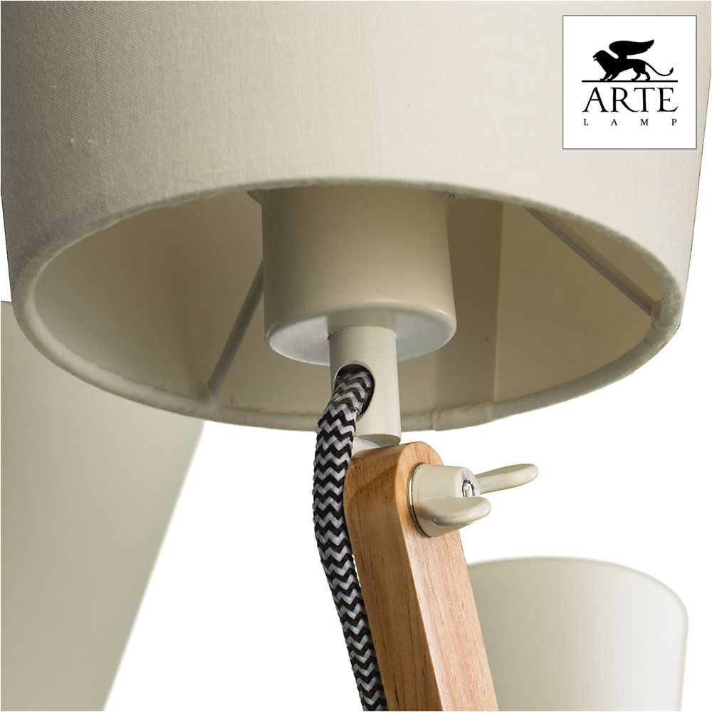 Подвесная люстра с тканевым абажуром Arte Lamp Pinocchio A5700LM-5WH