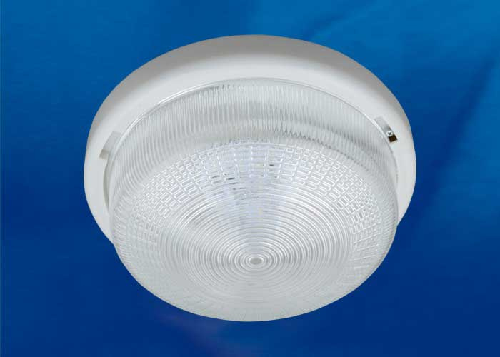 Потолочный светодиодный светильник (UL-00005243) Uniel ULO-K05B 12W/6000K/R24 IP44 White/Glass