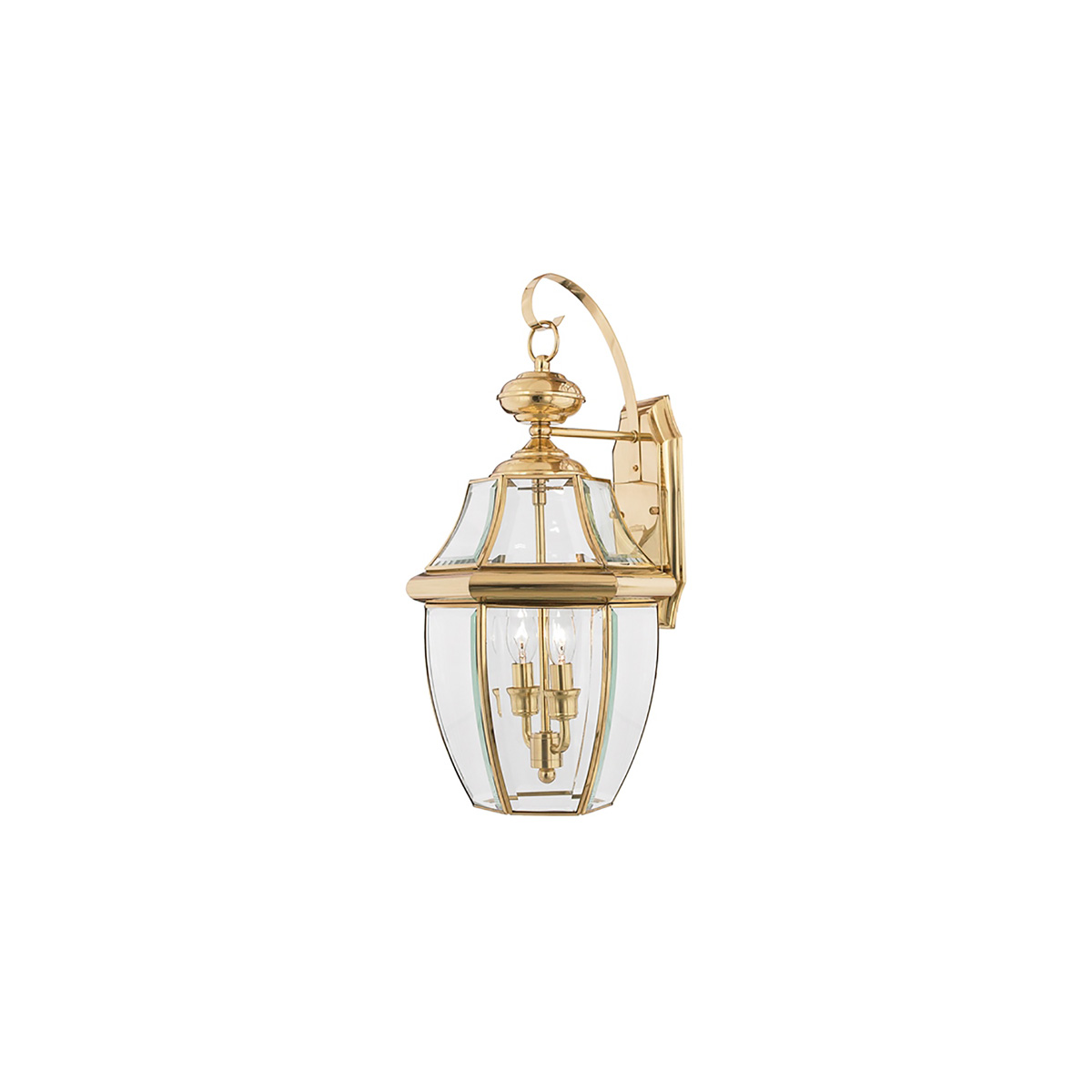 Уличный настенный светильник Quoizel QZ-NEWBURY2-L-PB