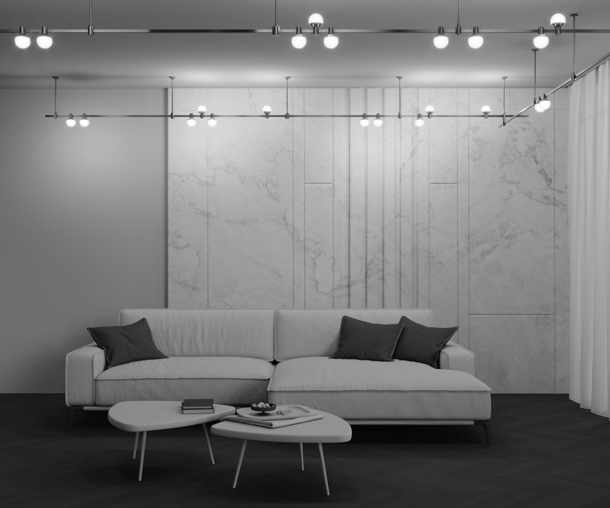 Трековый магнитный светильник белый Maytoni Luna TR149-1-5W4K-PT