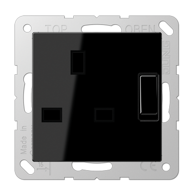Розетка британского стандарта с выключателем Jung A3171SW