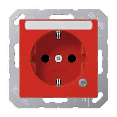 Розетка с полем для надписи Jung A1520BFNAKORT