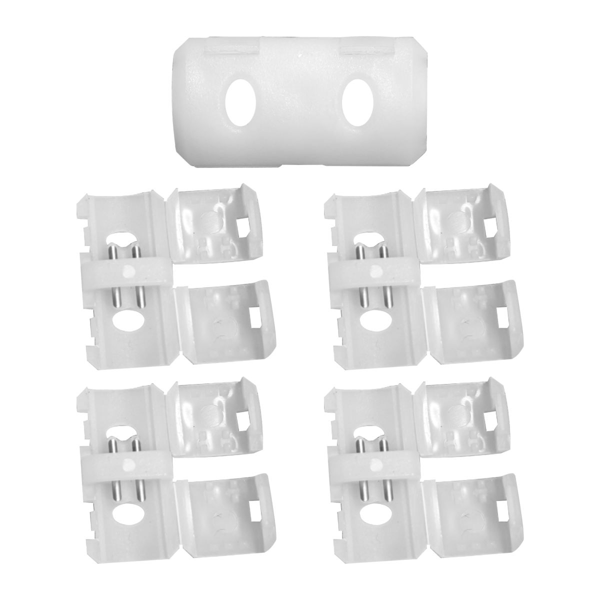 Комплект (5шт) коннекторов для прямого соединен. светод. ленты НЕОН COB 220В, арт.17-51/52/53 Apeyron 09-145