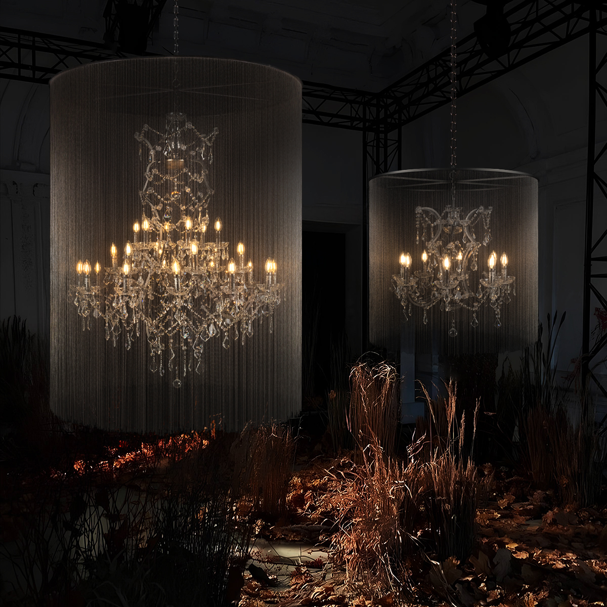 Подвесная люстра Loft IT Vaille Crystal 10450/900