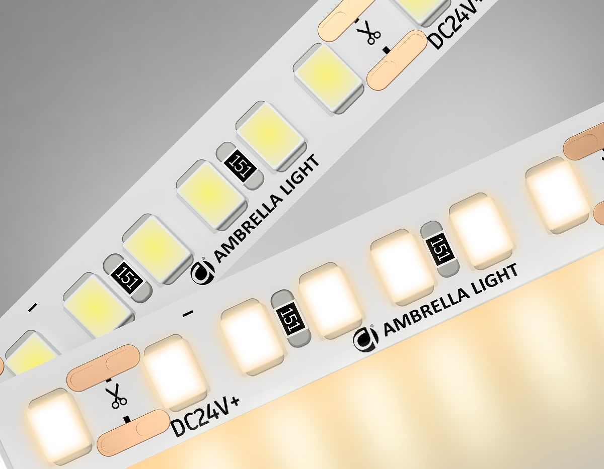 Светодиодная лента Ambrella Light LED Strip 24В 2835 14,4Вт/м 3000K 5м IP20 GS3201