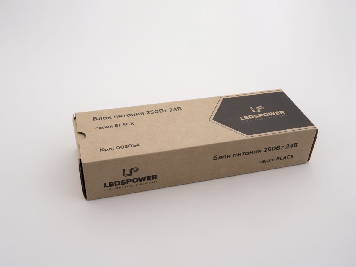 Блок питания LEDS POWER 250Вт 24В BLACK 003054