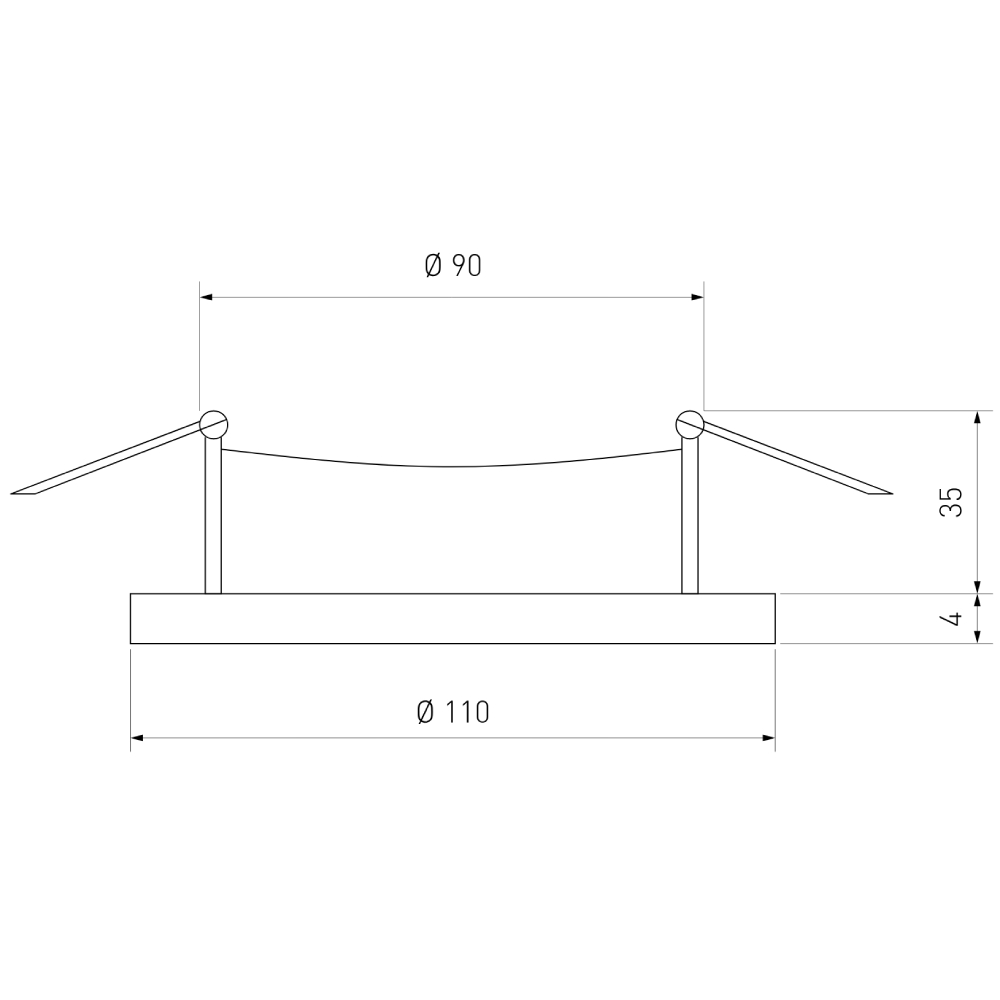 Встраиваемый светильник Elektrostandard 1071 GX53 WH белый 4690389102837