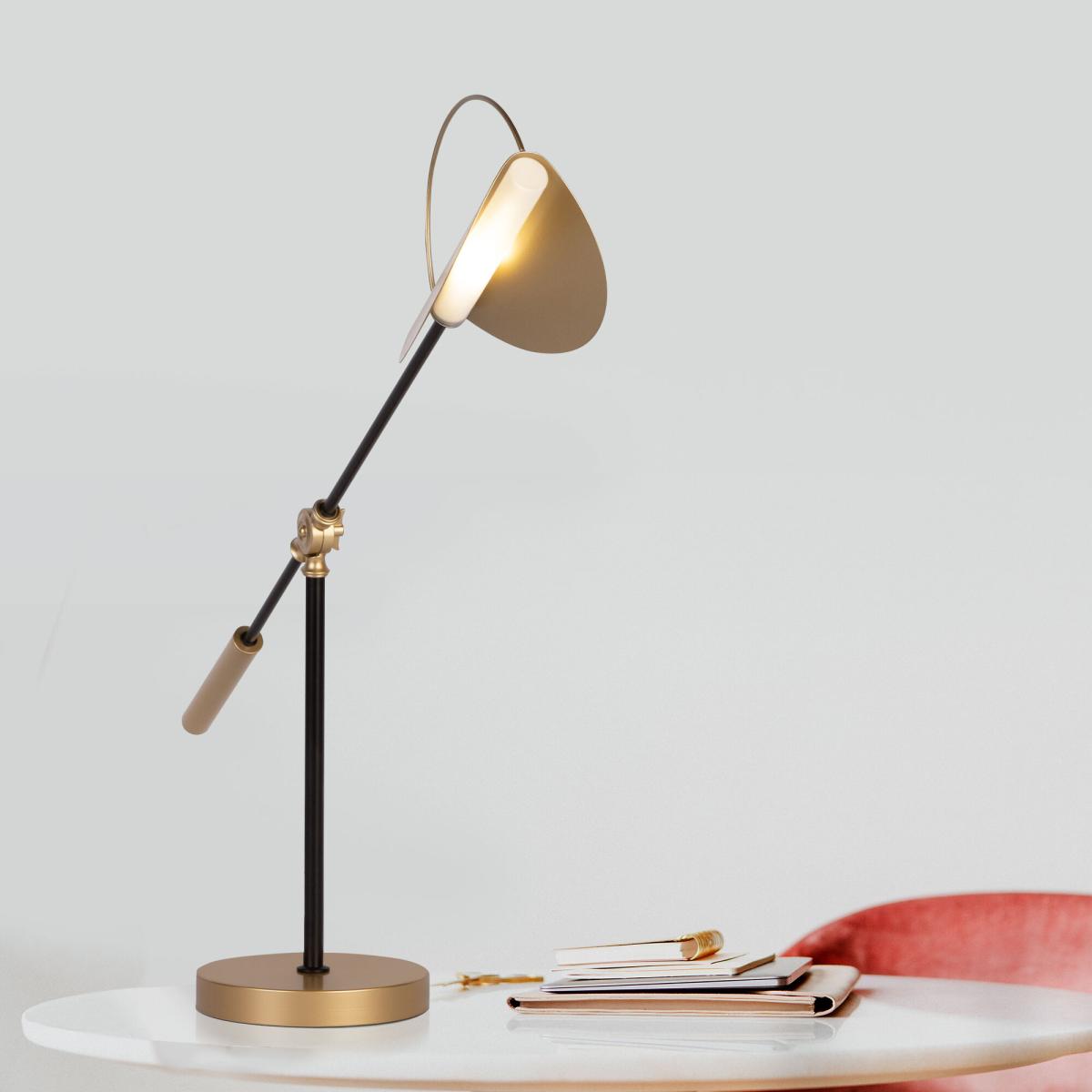 Настольная лампа Eurosvet Grazia 01141/1 черный/золото a062044