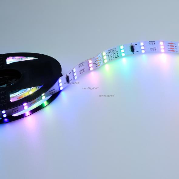 Светодиодная лента Arlight SPI-5000 12V RGB (5060, 480 LED x3,1812) 024148