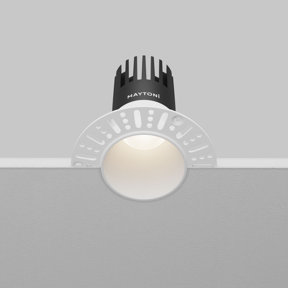 Встраиваемый светильник Maytoni Dip DL120-10W-4K-TRS-W в #REGION_NAME_DECLINE_PP#