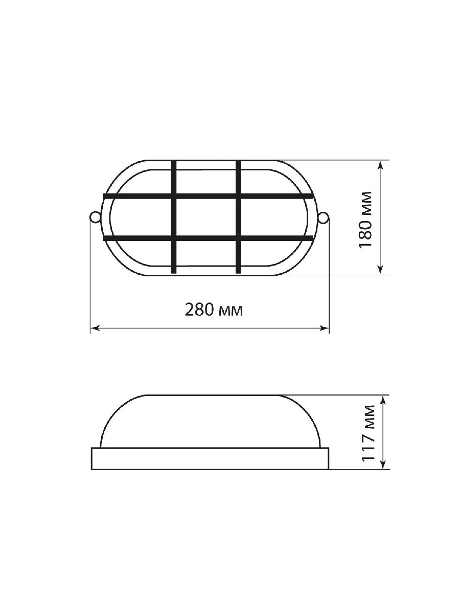 Настенно-потолочный светильник TDM Electric НПБ1202 SQ0303-0038