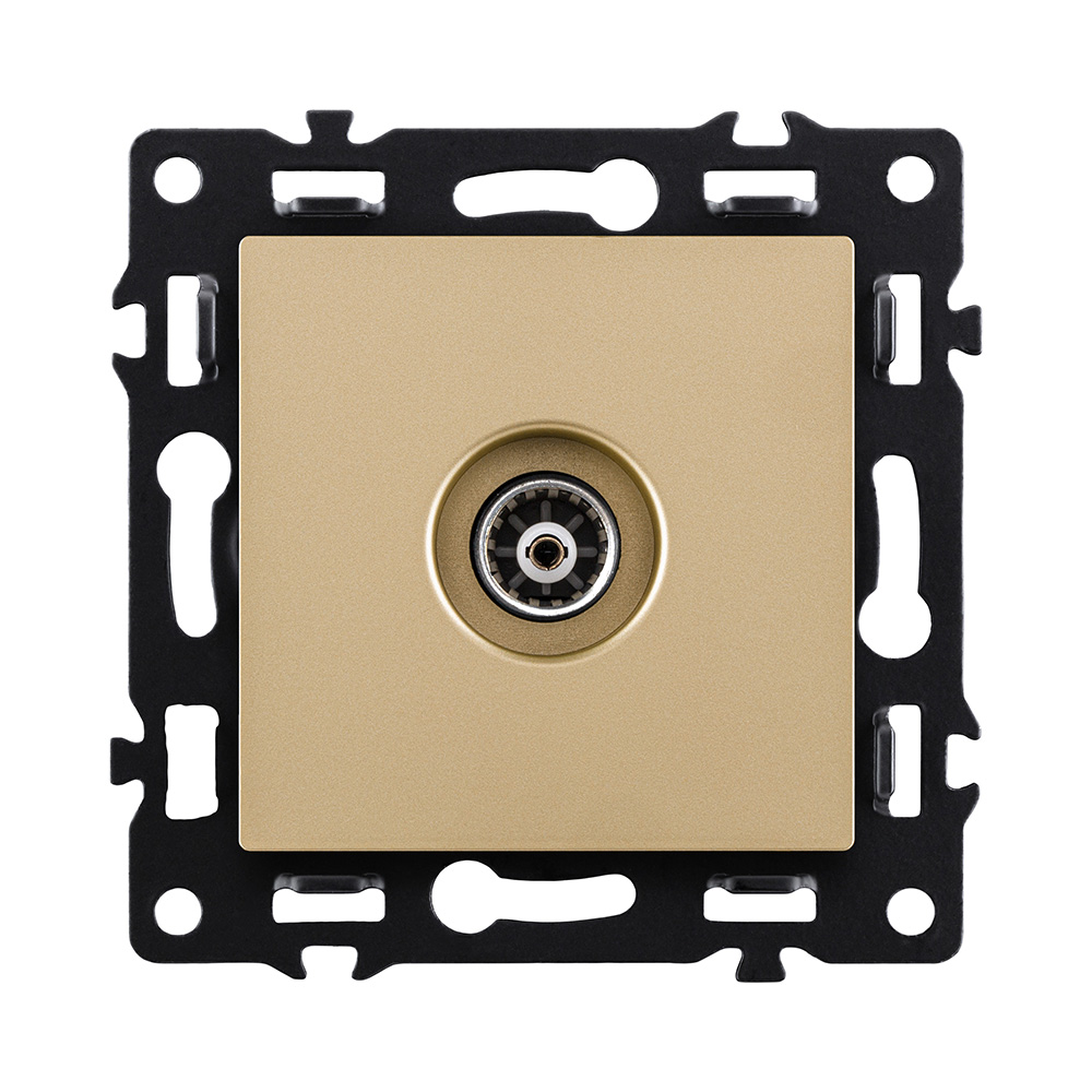 Розетка спутниковая SAT, золотой Kollinger Asthetik AS-021GD