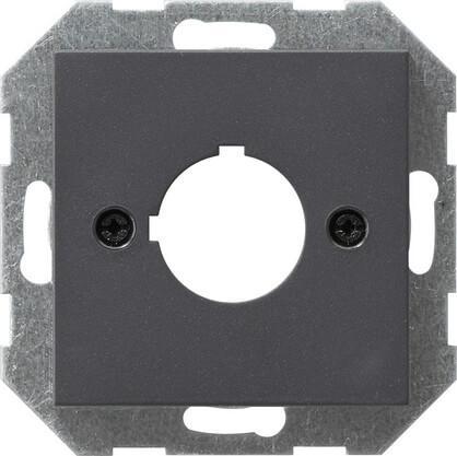 Лицевая панель Gira System 55 для крепления устройств диаметром 22,5 мм антрацит 027228