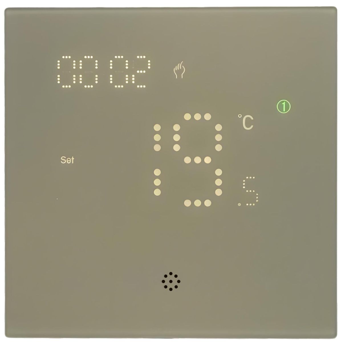 Терморегулятор для теплого пола WiFi цифровой Кашемир матовый Kollinger Eclipse EC-702CM
