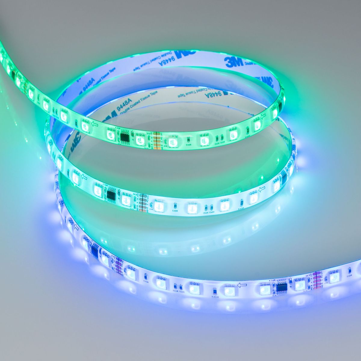 Светодиодная лента герметичная Arlight DMX-SE-B60-10mm 24V RGB-PX6 (14 W/m, IP65, 5m) 039607(1)