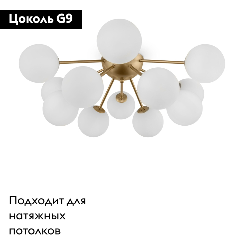 Потолочная люстра Freya Alexis FR5120CL-12G