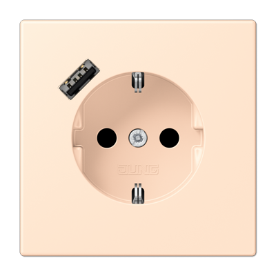 Розетка 2K+З USB Typ A Jung LC1520-18A238