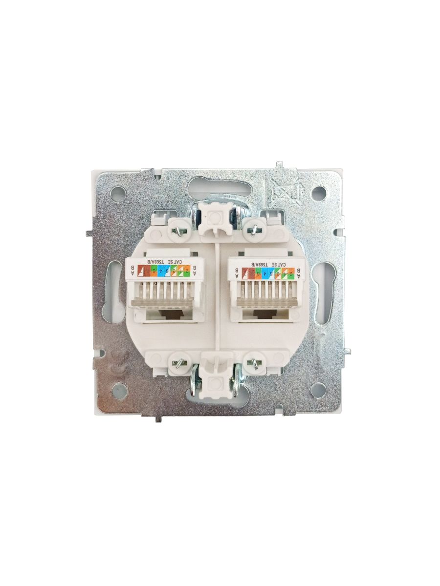 Розетка 2-ая компьютерная Lezard Zima 704-0288-141