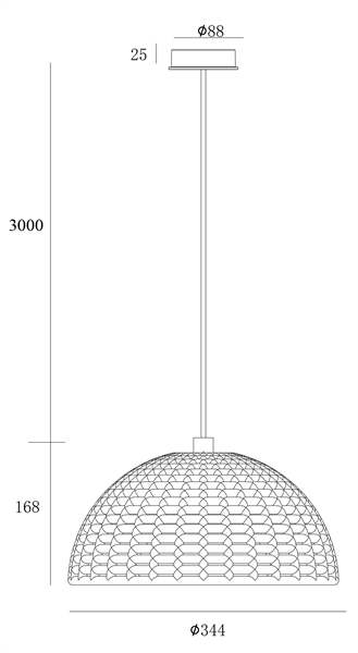 Подвесной светильник Deko-Light Basket 342143