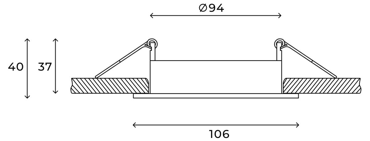 Точечный светильник Hesby Lighting Core HSBL_0230