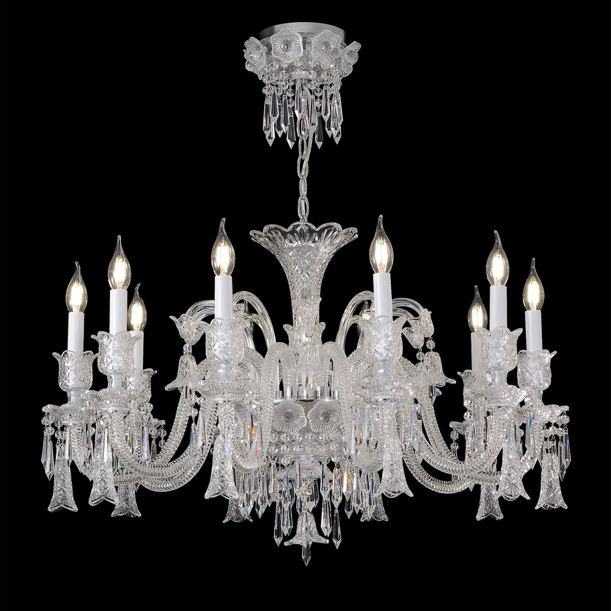 Подвесная люстра Crystal Lux VERSAILLES SP10 CHROME