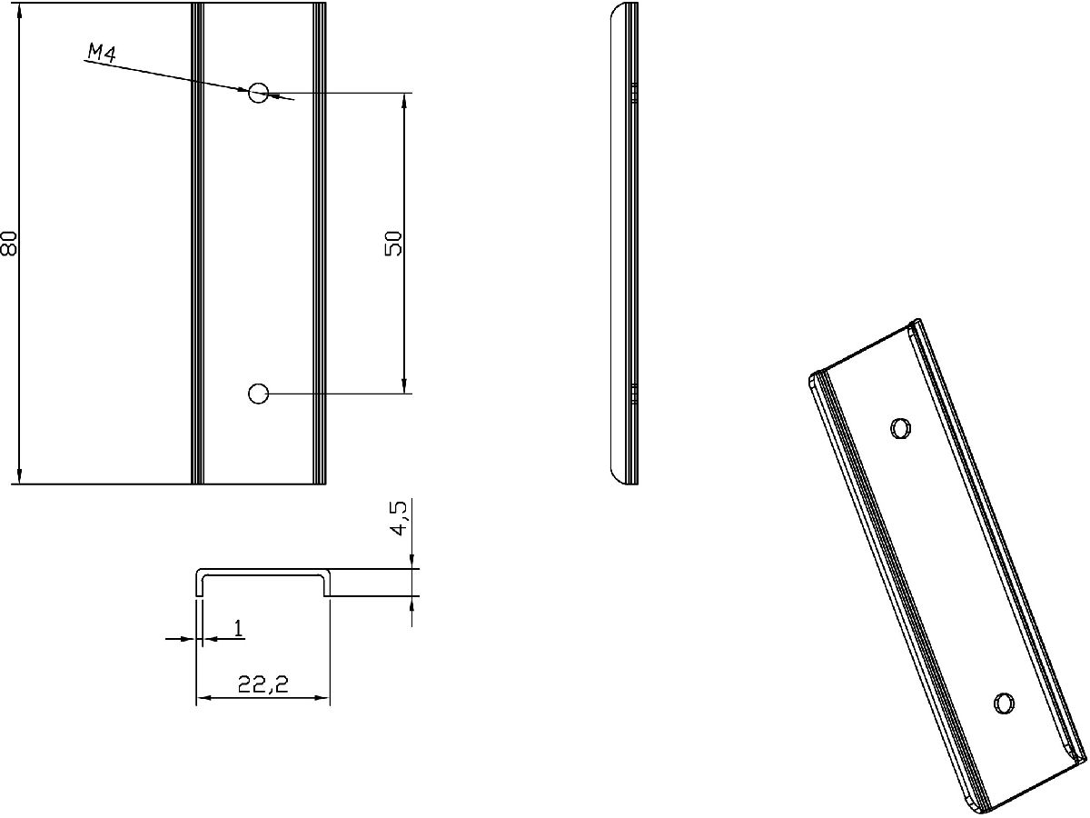 I-образный соединитель для шинопровода Donolux Space-track System I connector SPACE-Track system W