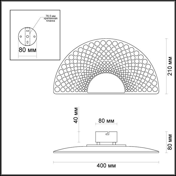 Настенный светодиодный светильник Odeon Light Mona 3995/10WL