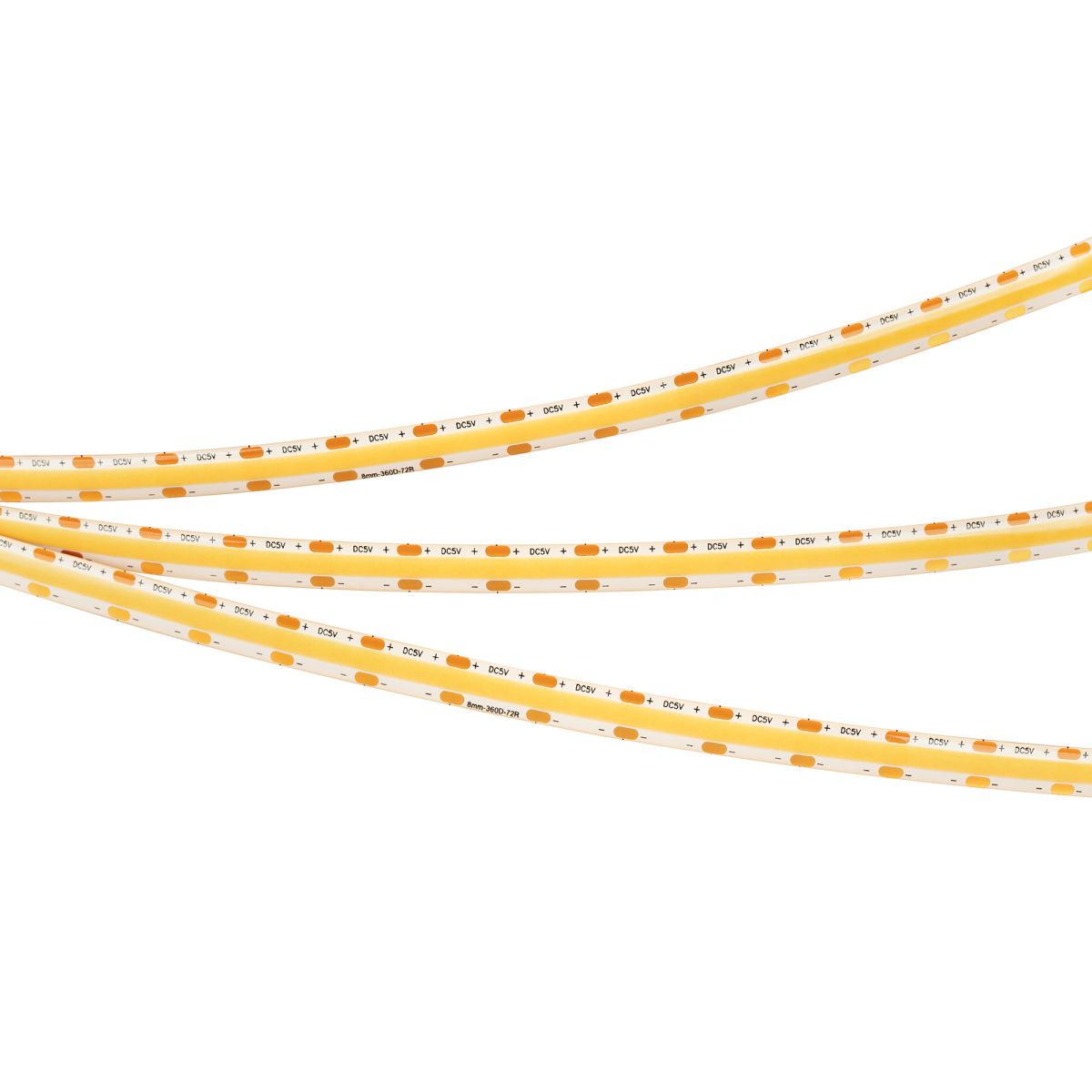 Светодиодная лента герметичная Arlight COB-SE-X360-8mm 5V Day4000 (5 W/m, IP65, 5m) 041384(1)