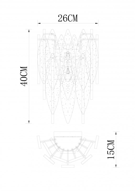 Бра Divinare Amelie 6002/01 AP-1