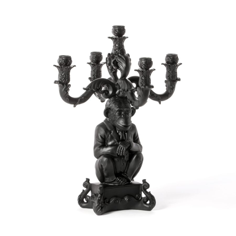 Канделябр Burlesque Chimp Black Seletti 14870 NER