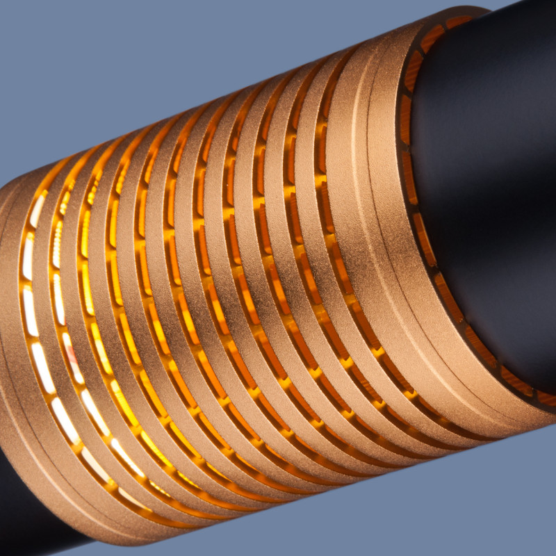 Подвесной светильник Elektrostandard DLN001 MR16 9W 4200K черный матовый/золото