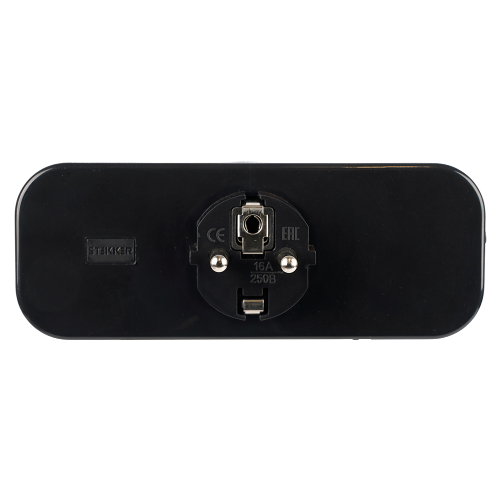 Разветвитель сетевой 3-местный Stekker 250V 16A ABS ADP16-23-20 50681