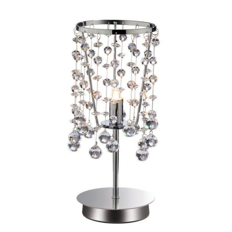Настольная лампа Ideal Lux Moonlight TL1 Cromo 077826