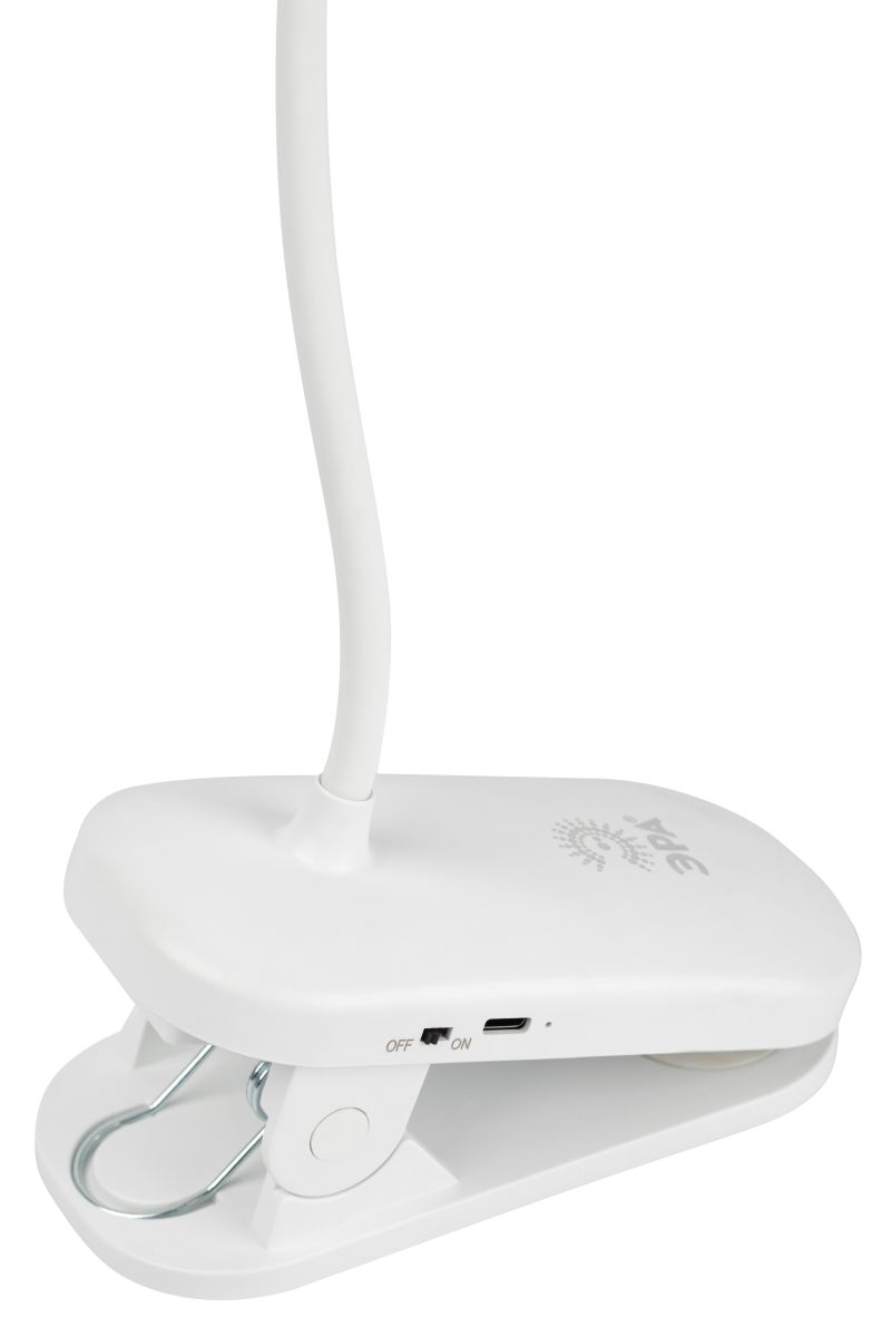 Настольная аккумуляторная лампа белого цвета Эра NLED-525-6W-W Б0068589