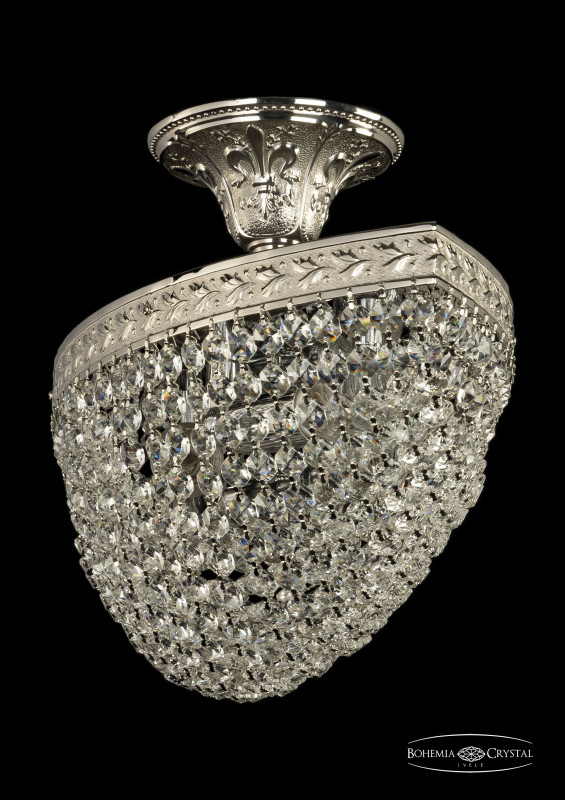 Люстра на штанге Bohemia Ivele Crystal 19323/45IV Ni