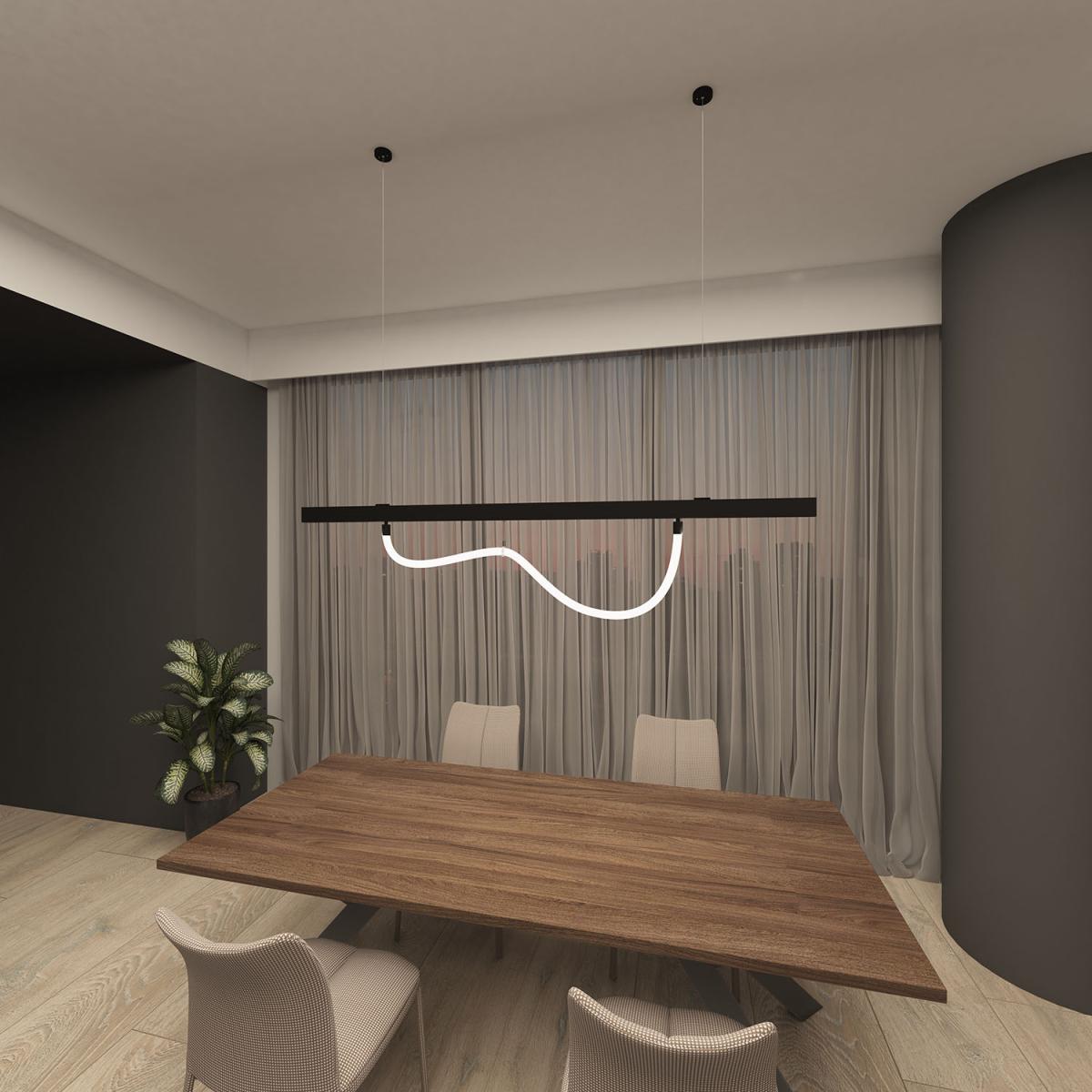 Фиксатор для трекового светильника Denkirs Smart ray DK8064-BK