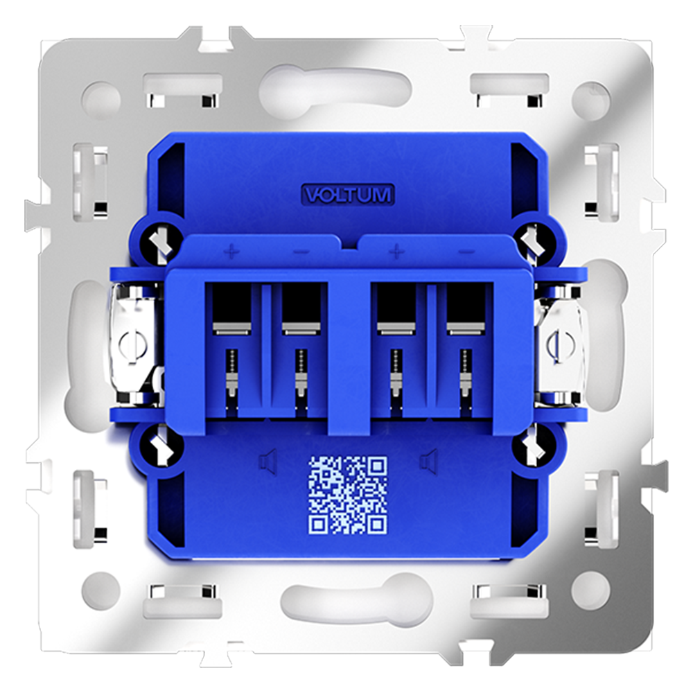 Розетка акустическая Voltum S70 VLS060303